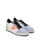 Golden Goose Deluxe Brand Kids Superstar Lace-up Sneakers - White