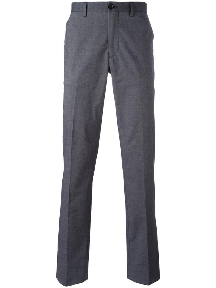 Ps By Paul Smith Tapered Trousers, Size: 30, Blue, Cotton/spandex/elastane