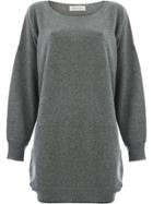 Lamberto Losani Longline Jumper - Grey