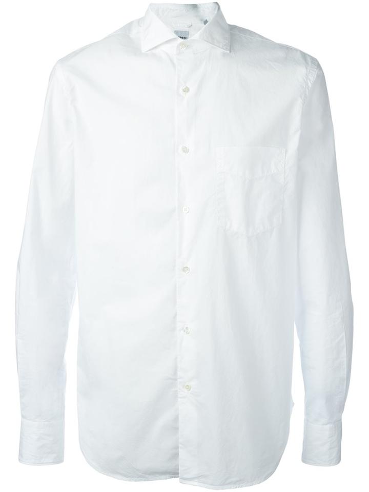 Aspesi Classic Shirt, Men's, Size: 40, White, Cotton