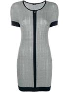 Chanel Pre-owned Fitted Short Dress - Grey