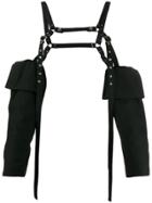 Comme Des Garçons Noir Kei Ninomiya Adjustable Harness Buckle Sleeves