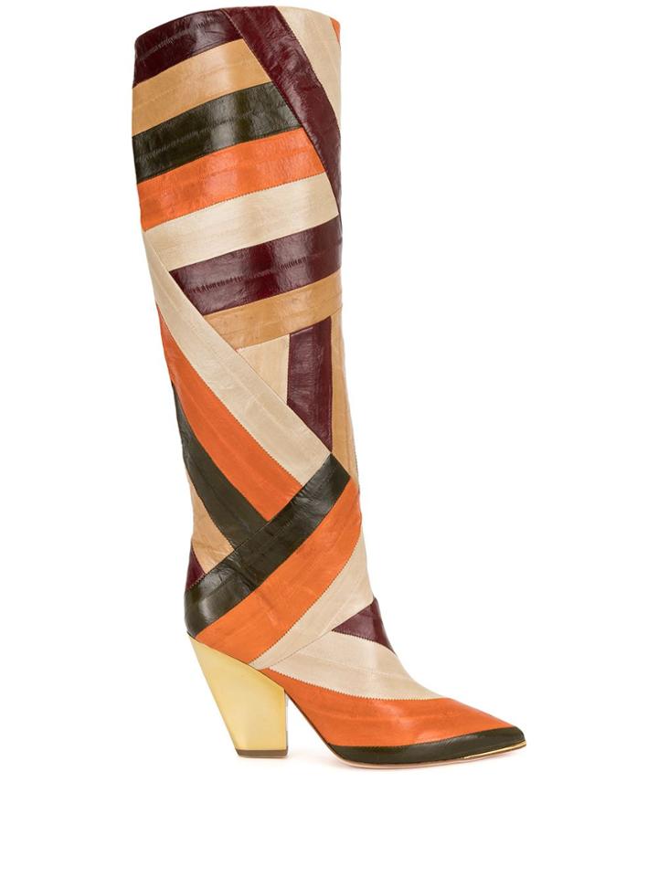 Tory Burch Lila 90mm Knee-high Boots - Brown