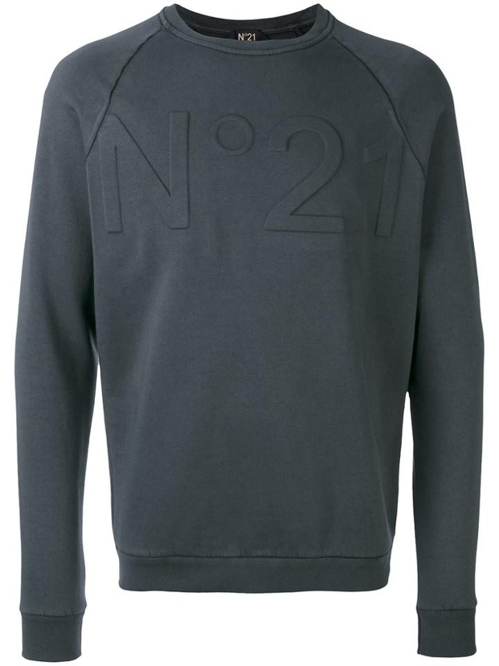 No21 Logo Sweatshirt - Grey