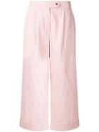 Holland & Holland High-rise Cropped Trousers - Pink