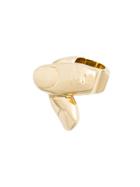 Y / Project Finger Shape Chunky Ring - Metallic