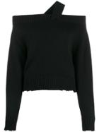 Rta Beckett Cropped Sweater - Black