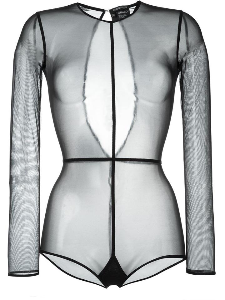 Ann Demeulemeester Open Back Sheer Body