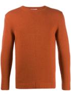 Cenere Gb Round Neck Jumper - Orange