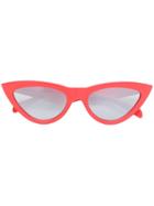 Celine Eyewear Cat Eye Frame Sunglasses - Red