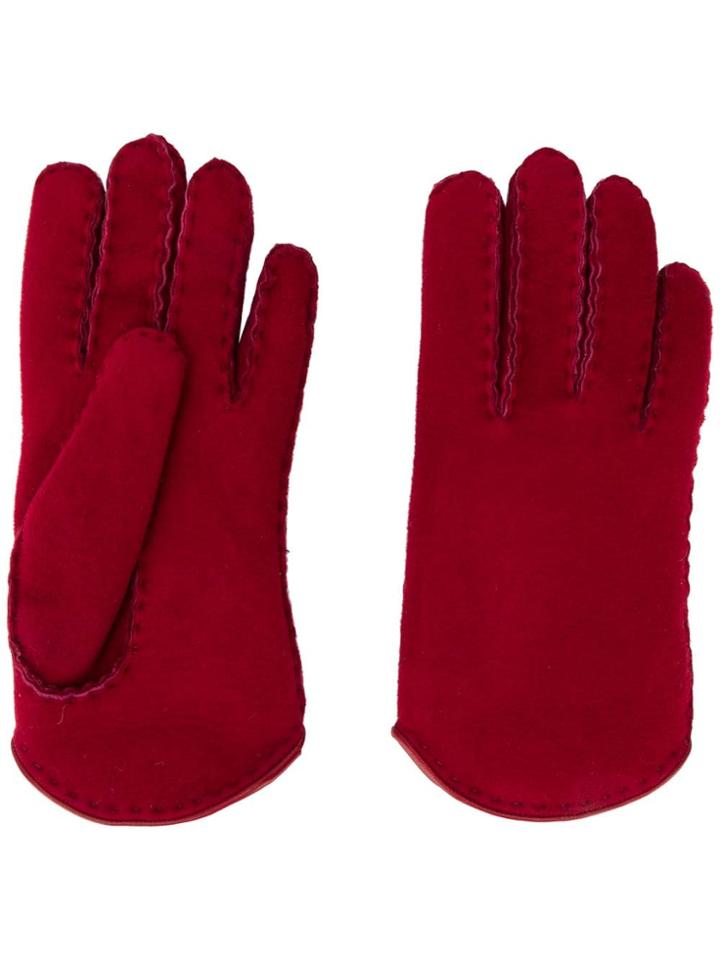 Gala Gloves Arch Cuff Gloves - Red