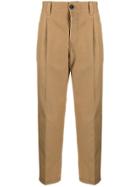Pt01 Stripe Straight-leg Trousers - Neutrals