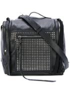 Mcq Alexander Mcqueen - 'loveless' 69 Studded Mini Convertible Box Bag - Women - Leather/metal - One Size, Black, Leather/metal
