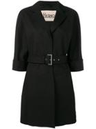 Herno Belted Coat - Black
