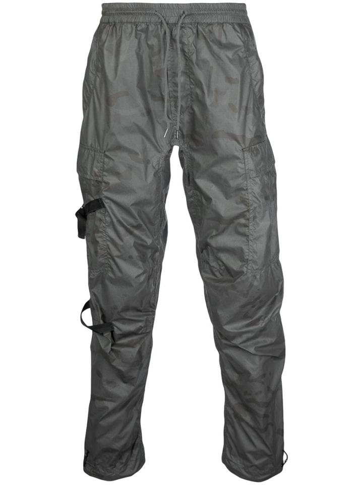 Maharishi Camouflage Print Cargo Pants - Grey