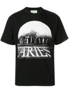Aries Printed Logo T-shirt - Black