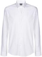Les Hommes Urban Concealed Fastening Shirt - White