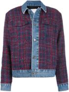 Sandro Paris Chelsy Tweed Jacket - Blue
