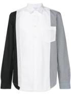 Ps By Paul Smith Colour-block Fitted Shirt - White