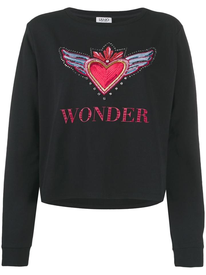 Liu Jo Wonder Embellished Jumper - Black