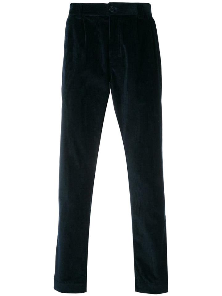 Études Cinema Corduroy Trousers - Blue