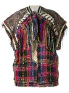 Faith Connexion Mixed Materials Jacket - Multicolour