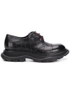 Alexander Mcqueen Tread Derby Lace-up Shoes - Black