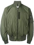 Moncler Utility Bomber Jacket, Men's, Size: 2, Green, Nylon