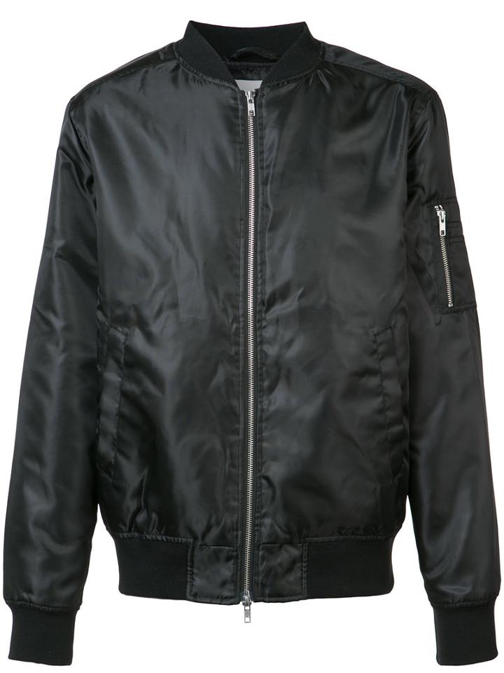 Wesc - Shine Bomber Jacket - Men - Polyester - M, Black, Polyester