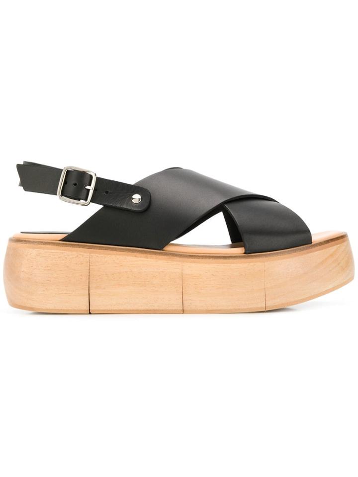Paloma Barceló Isamu Platform Sandals - Black