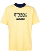 Bethany Williams Attenzione T-shirt - Yellow