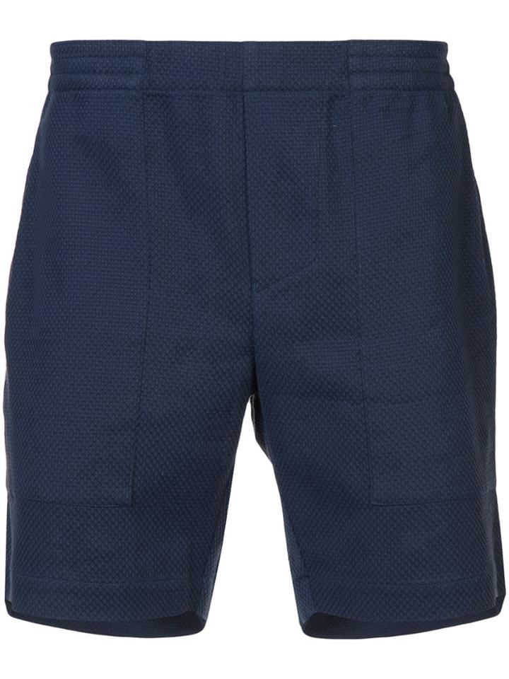 Stephan Schneider Textured Bermuda Shorts - Blue