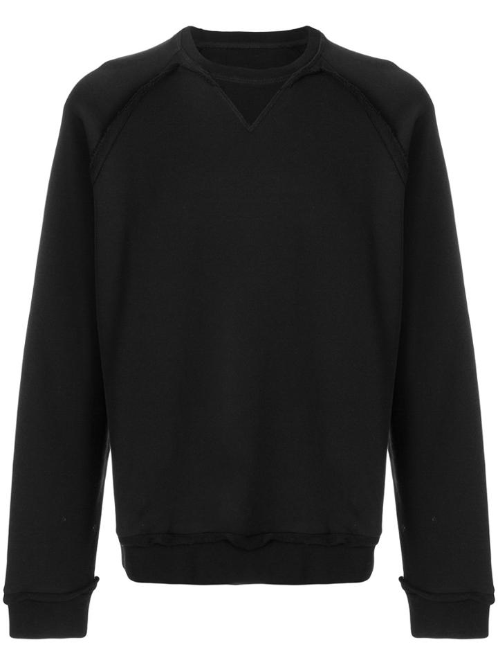 Maison Margiela Raw Edge Sweatshirt - Black