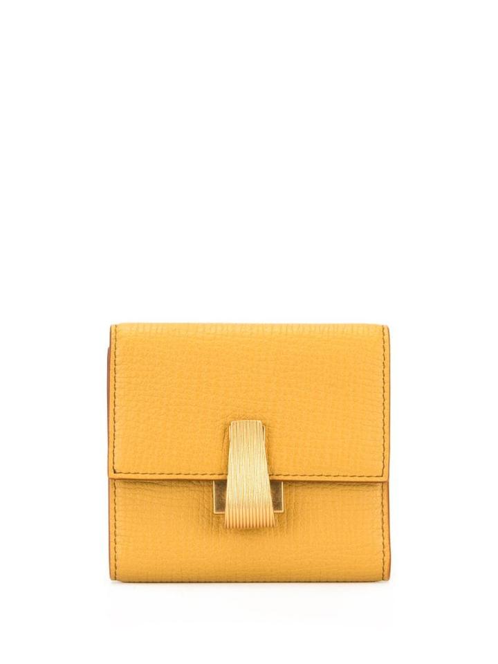 Bottega Veneta Compact Two Tone Wallet - Yellow