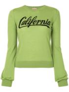 No21 California Knitted Sweater - Green