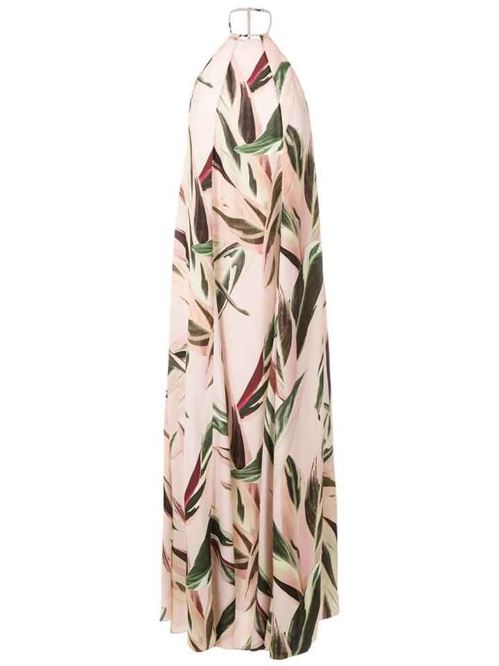 Osklen Printed Halterneck Dress - Multicolour