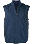 Z Zegna Zipped Up Vest - Blue