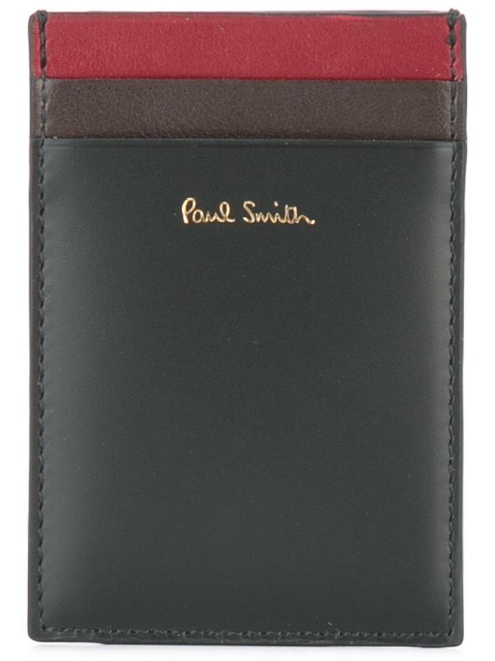Paul Smith Colour Block Cardholder - Black