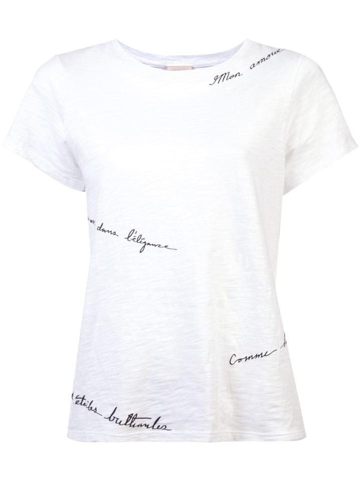 Cinq A Sept Printed T-shirt - White