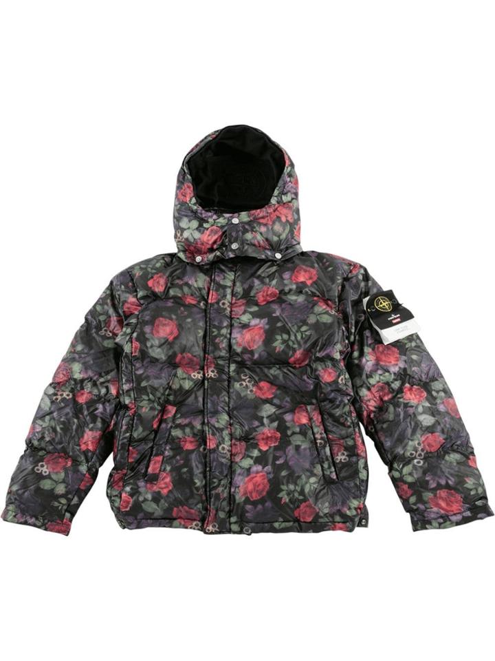 Stadium Goods Supreme X Stone Island Lamy Print Padded Jacket - Black