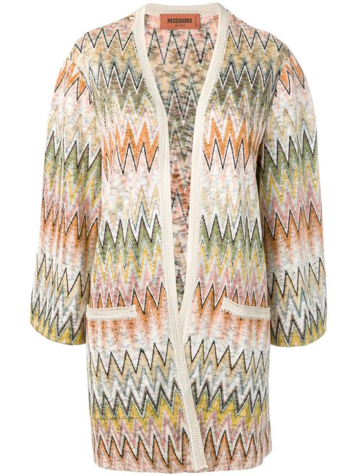 Missoni Zig-zag Knitted Cardigan - Multicolour