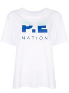 P.e Nation Trackbar T-shirt - White