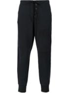 Loose Fit Track Pants, Men's, Size: 3, Black, Cotton, Greg Lauren