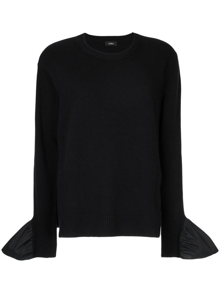Junya Watanabe Comme Des Garçons Drop Crotch Cropped Trousers - Black