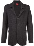 Isaia Knitted Blazer Jacket - Brown