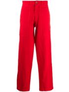 Comme Des Garçons Shirt Workwear Trousers - Red