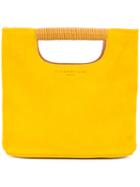 Simon Miller Open-handle Tote, Women's, Yellow/orange, Leather