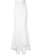 Bambah White Faille Mermaid Skirt
