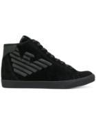 Ea7 Emporio Armani Hi Top Sneakers - Black