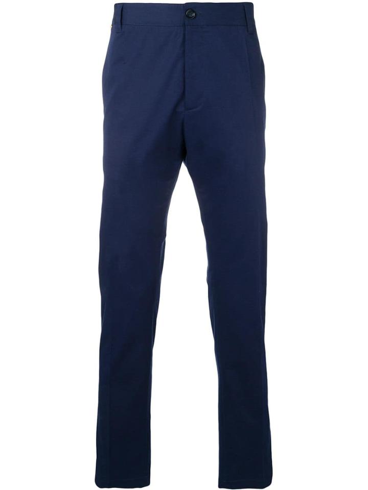 Versace Straight-leg Chinos - Blue